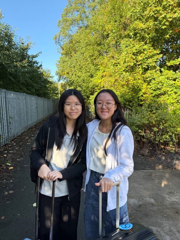 Round Square Exchange pupil arrives